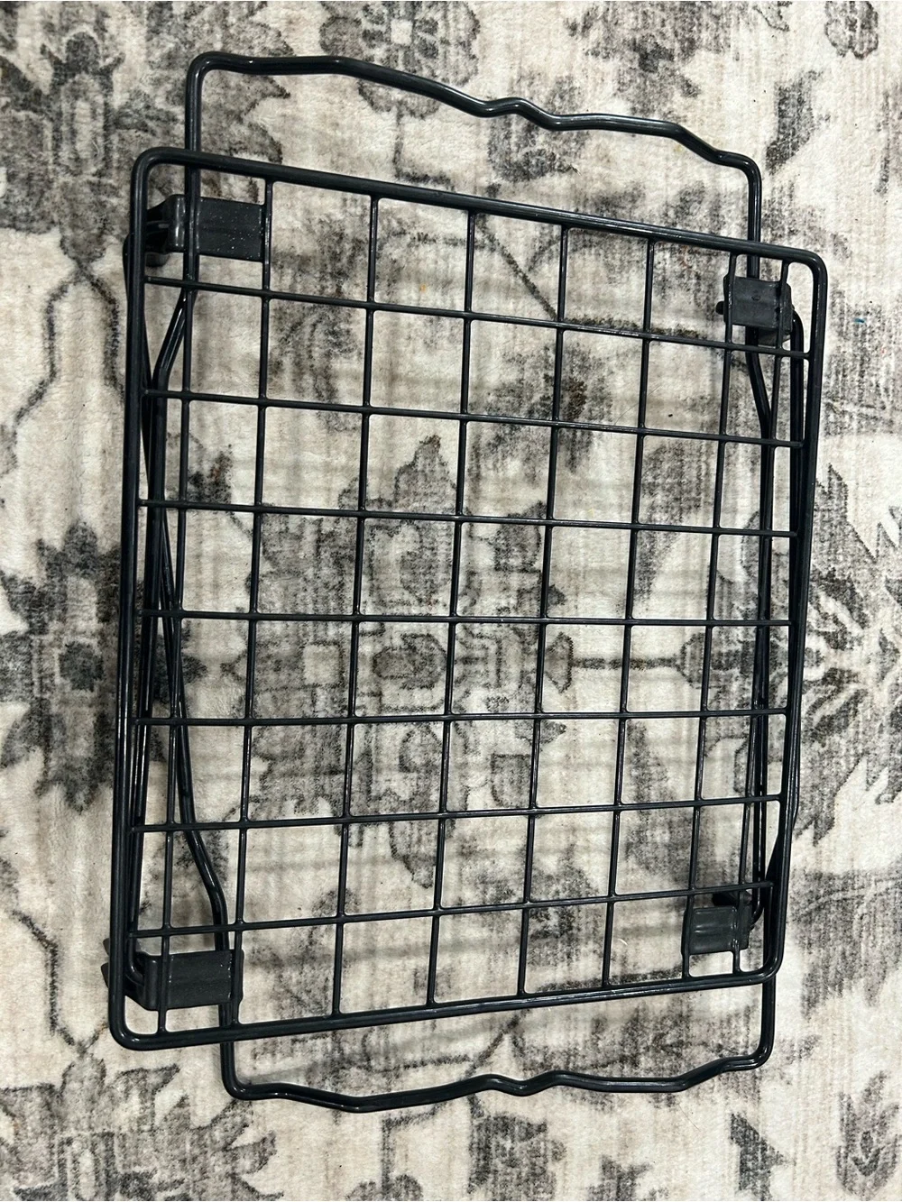 Black Wire Shelf Riser Organizer - 10